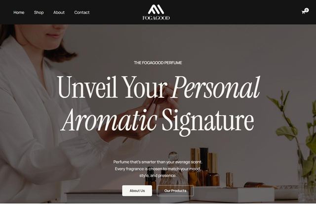 FogaGood perfume brand website